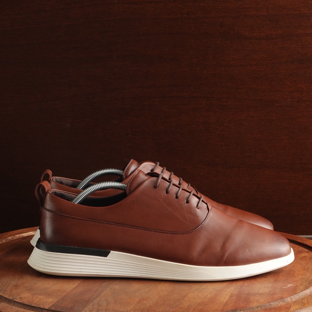 Wolf & Shepherd Shoes Mens SZ 12.5M Brown Crossover Longwing Luxury Modern Dress